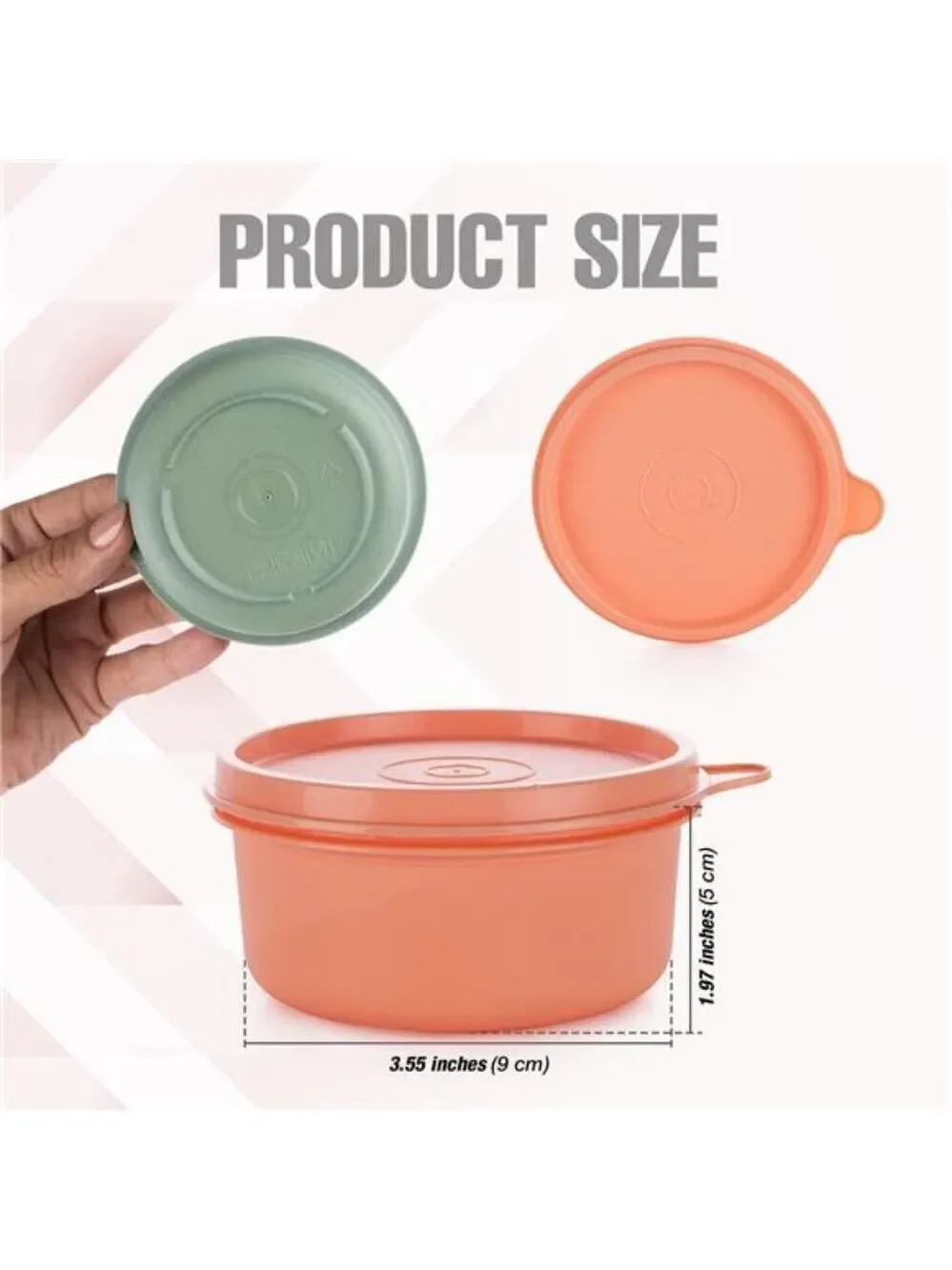 Food Storage Containers 10 Pack 9 Oz Airtight Leakproof Mini Lunch Snack Bowls
